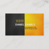 アーキテクトエンジニアエンジニアリング契約者ビルダー 名刺 (裏面)