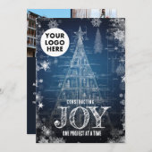 アーキテクトカスタムロゴ・ビジネス・クリスマス シーズンカード (正面/裏面)