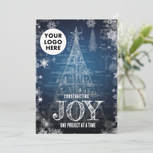 アーキテクトカスタムロゴ・ビジネス・クリスマス シーズンカード (スタンド正面)