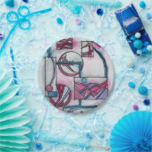 アーキテクトズドリームスリーモダンバウハウスジオメトリック ペーパープレート (パーティー)