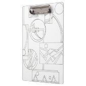 アーキテクトドリームスリーバウハウス幾何モダン的 クリップボード (左)