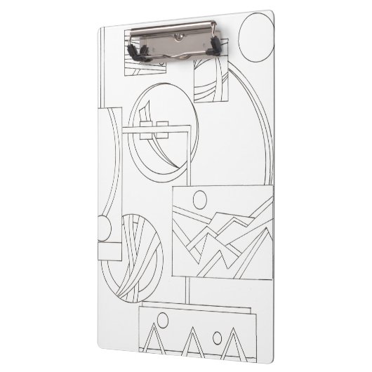 アーキテクトドリームスリーバウハウス幾何モダン的 クリップボード (左)