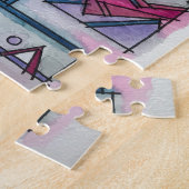 アーキテクトドリームスリーバウハウス幾何モダン的 ジグソーパズル (側面)