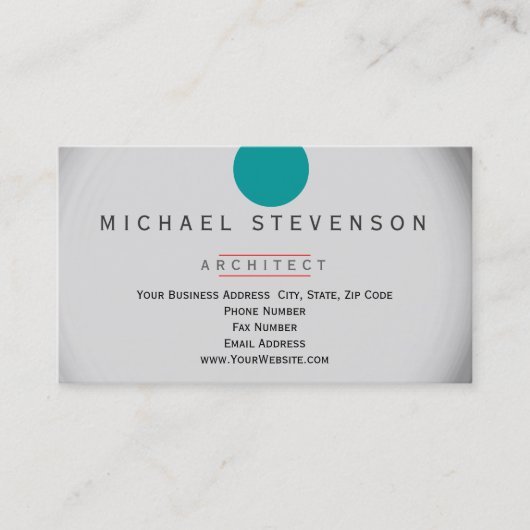 アーキテクトモダンシンプルのミニマル名刺 名刺 (正面)