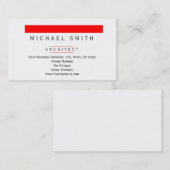 アーキテクトモダンシンプルのミニマル名刺 名刺 (正面/裏面)