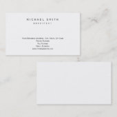 アーキテクトモダンシンプルのミニマル名刺 名刺 (正面/裏面)