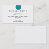 アーキテクトモダンシンプルのミニマル名刺 名刺 (正面/裏面)