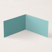 アーキテクトモダンブルーシンプルのミニマルビジネスカード 名刺 (内部)