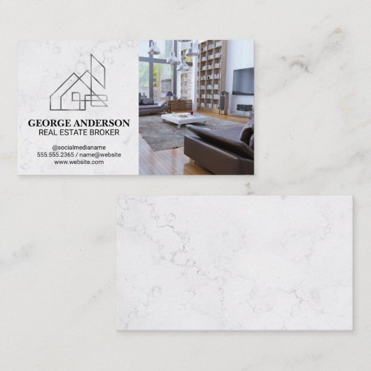 アーキテクト実在エステートロゴ 名刺 (正面/裏面)