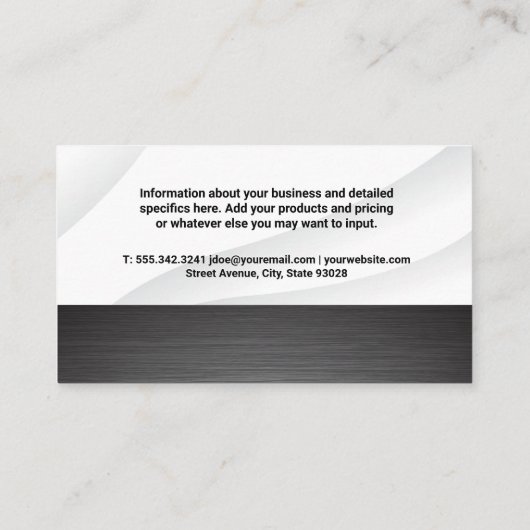 アーキテクト実在エステートロゴ |建物 名刺 (裏面)