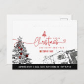 アーキテクト&建築プロフェッショナルミニマリスト シーズンポストカード (正面/裏面)