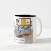 アーキテクパーソナライズされたト、エンジニア – 男性マンガ ツートーンマグカップ (正面右)