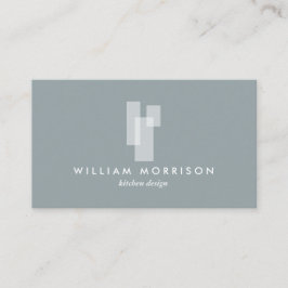 アーキテクモダンチャルブロックロゴII白/石板 名刺