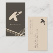 アーキテクモダンチャ、設計者、デザイン 名刺 (正面/裏面)