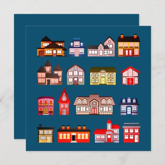 アーキテク空白のチャ建物カード (正面/裏面)