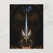 アーキディティ葉書の天使の翼の剣 ポストカード (正面)