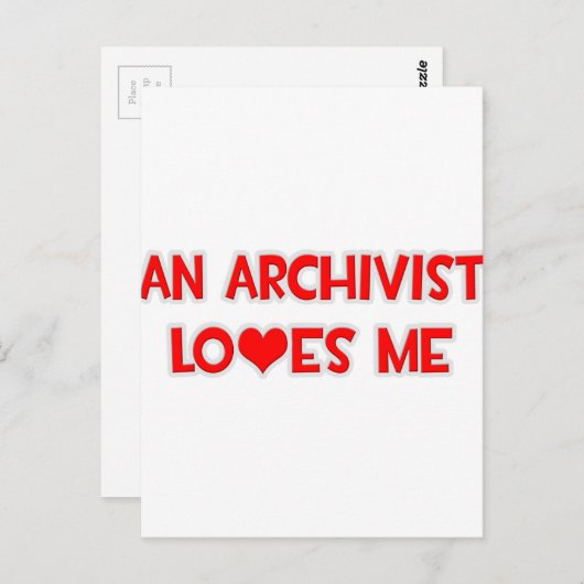 アーキビストは私を愛している ポストカード (正面/裏面)