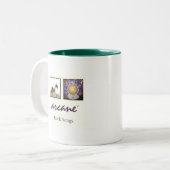 アーキーンのソングブックデザイン両面コーヒーマグ ツートーンマグカップ (正面左)