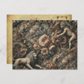 アーキーン陛下 – ゴシック様式バロックデザイン シーズンポストカード (正面/裏面)