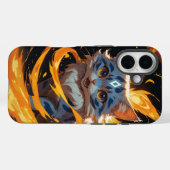 アーキーン12月:燃えさかる子猫 Case-Mate iPhoneケース (裏面 (横))