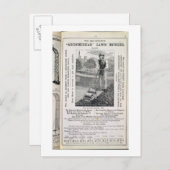 アーキ祝メディーン芝刈り機 ポストカード (正面/裏面)