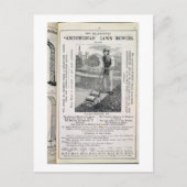 アーキ祝メディーン芝刈り機 ポストカード (正面)