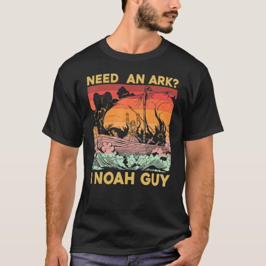 アークが必要だノア男 Tシャツ (正面)