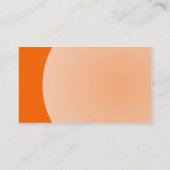 アークのデザイン-オレンジ 名刺 (裏面)