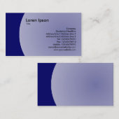アークのデザイン-濃紺 名刺 (正面/裏面)