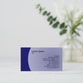 アークのデザイン-濃紺 名刺 (スタンド正面)