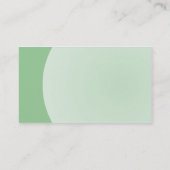 アークのデザイン-衰退した緑 名刺 (裏面)