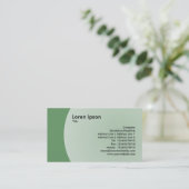 アークのデザイン-軍隊の緑 名刺 (スタンド正面)
