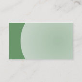 アークのデザイン-軍隊の緑 名刺 (裏面)