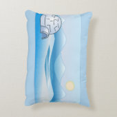 アークティックイグロブルーアクセント枕 アクセントクッション (裏面(縦))