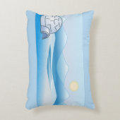 アークティックイグロブルーアクセント枕 アクセントクッション (正面(垂直))