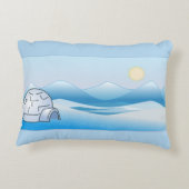 アークティックイグロブルーアクセント枕 アクセントクッション (裏面)