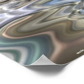 アークティックウルフ、雪&湖ワイルドライフアートポスター ポスター (角)