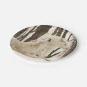 アークティックウルブインウィンター紙プレート ペーパープレート (アングル)