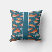 アークティックチャー幾何カラフルカスタムパターン クッション (裏面)