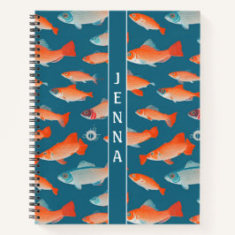 アークティックチャー幾何カラフルカスタムパターン ノートブック