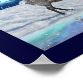 アークティックトトインデナー&サンタクロースのクリスマスファンタジー ポスター (角)