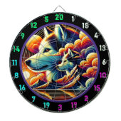 アークティックトレイルハスキールームアート ダーツボード (正面)