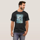 アークティックハープアザラシ野生動物アート Tシャツ (正面フル)