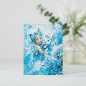 アークティックフェアリー&ポーラキツネバイレイク ポストカード (スタンド正面)