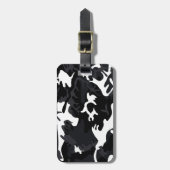 アークティックホワイトハイライト迷彩柄 ラゲッジタグ (正面縦)