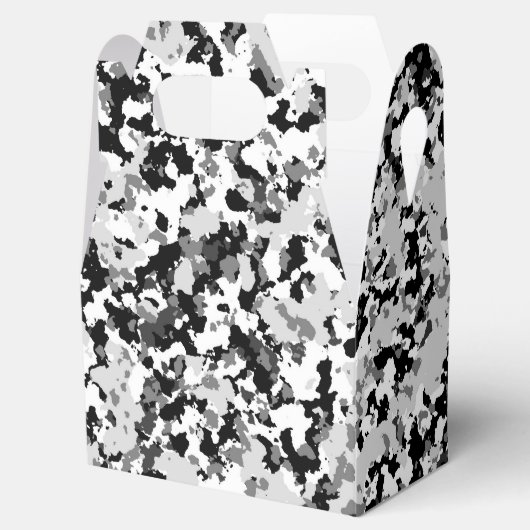 アークティックホワイト グレー ブラック カモ カモフラージュパーティー フェイバーボックス (オープン)