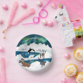 アークティックポーラベアトナディアヴァルスオルカナルファルキツネ ペーパーボウル (パーティー)