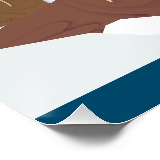 アークティックポーラベアトナディアヴァルスオルカナルファルキツネ ポスター (コーナー)