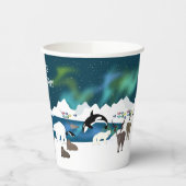 アークティックポーラベアトナディアヴァルスオルカナルファルキツネ 紙コップ (左)