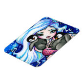 アークティックマーメイドベビーペンギンズバイハンナリン マグネット (左側)